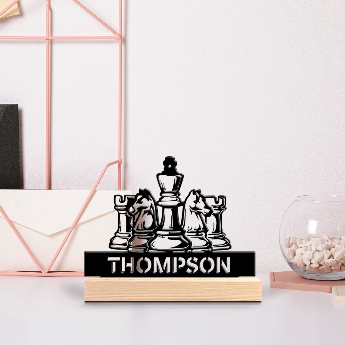 Desktop Laser Engraver - 1 buah Ornamen Kerajinan Logam Kustom