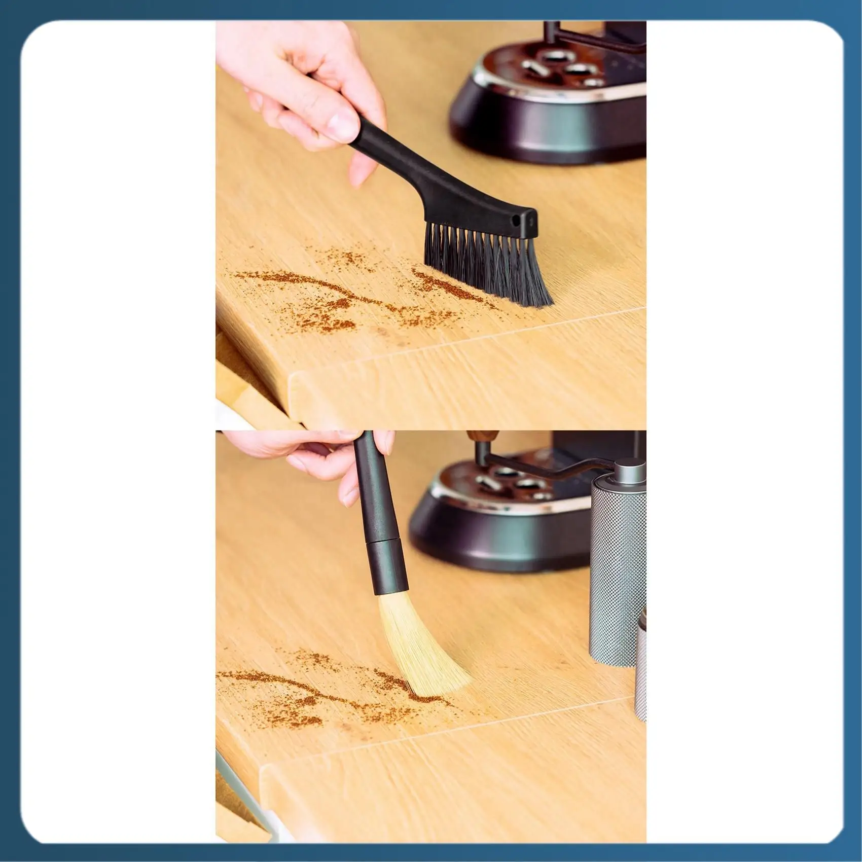 

AB02 For Nespresso Zenius Coffee Filter Reusable Coffee Capsule Lid Espresso Coffee Crema Maker Barista With Brush