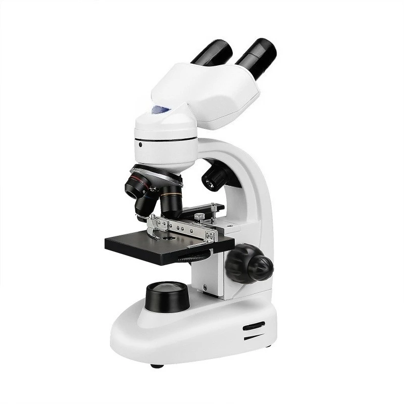 

White + black duplex binocular microscope [40x-1600x]