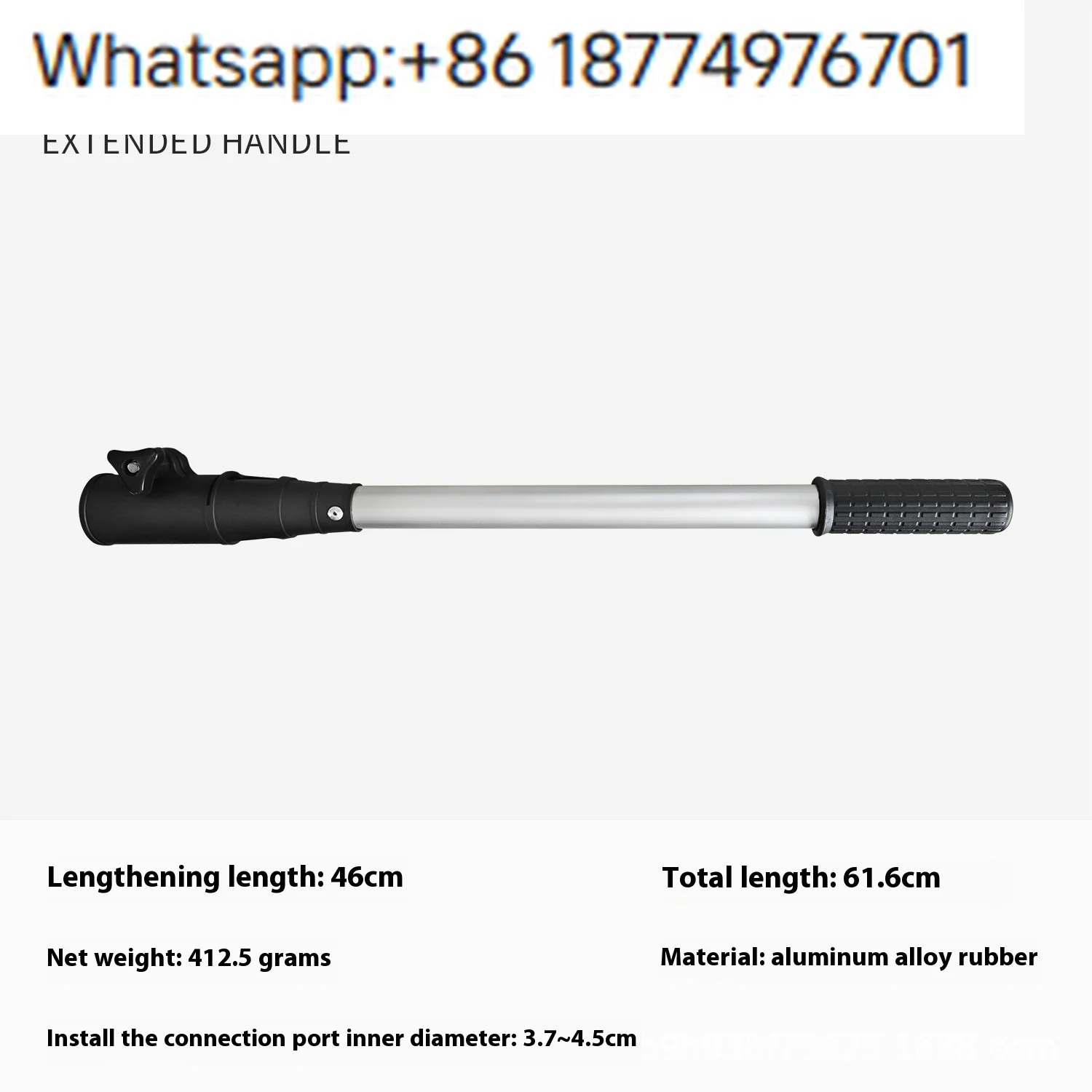 

Outdoors 18-Inch Aluminum Alloy Outboard Motor Throttle Control Rod Handle for Drifting for Outdoor Rowing Boat Activities