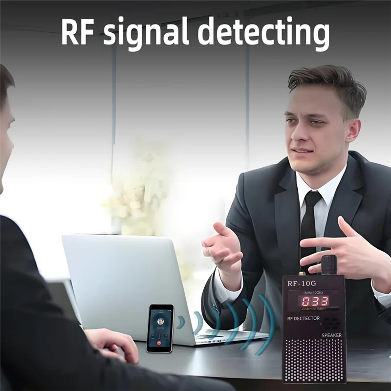 【Shopper’S Favorite】RF Signal Finder, Radio Frequency Detector, Portable Bug Detector   For Hotels, Travel,