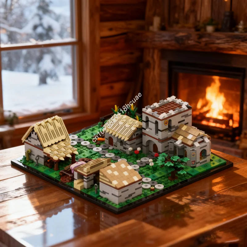 

1967pcs MOC Legendary Heroica Seldaan Village Gamesed Model Building Toys Blocks DIY Christmas Gift Idea Brick Kids Birthday