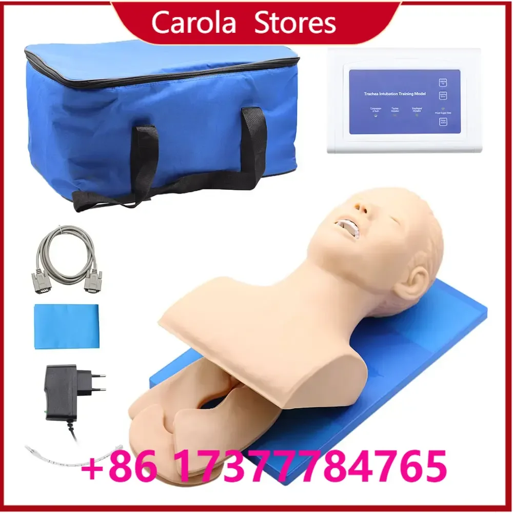 BBHuman Body Adult Intubation Manikin Teaching Model 110- Electronic Airway Management Trainer Tracheal Intubation Model