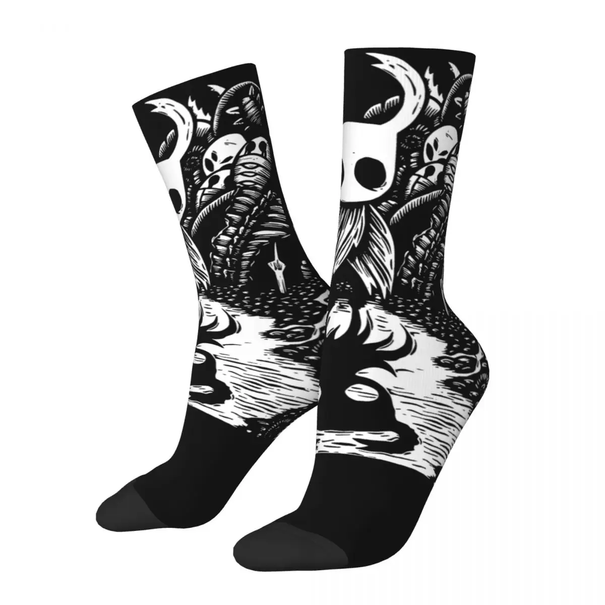 

Ghost Knight Graphic Art Hollow Knight Funny Game Socks Accessories For Men Women Soccer Socks Comfortable Best Gifts