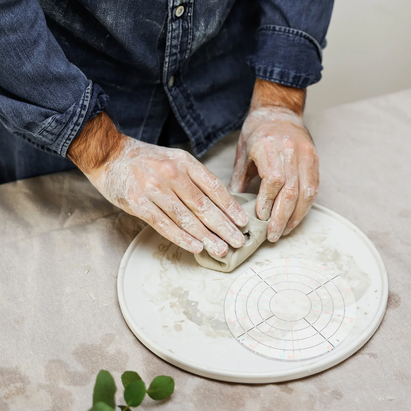 

Pottery Trimming Tool Clay Divider Circular Acrylic For Round Spinning Ceramic Projects Clay Trimming Tool Pottery Wheel