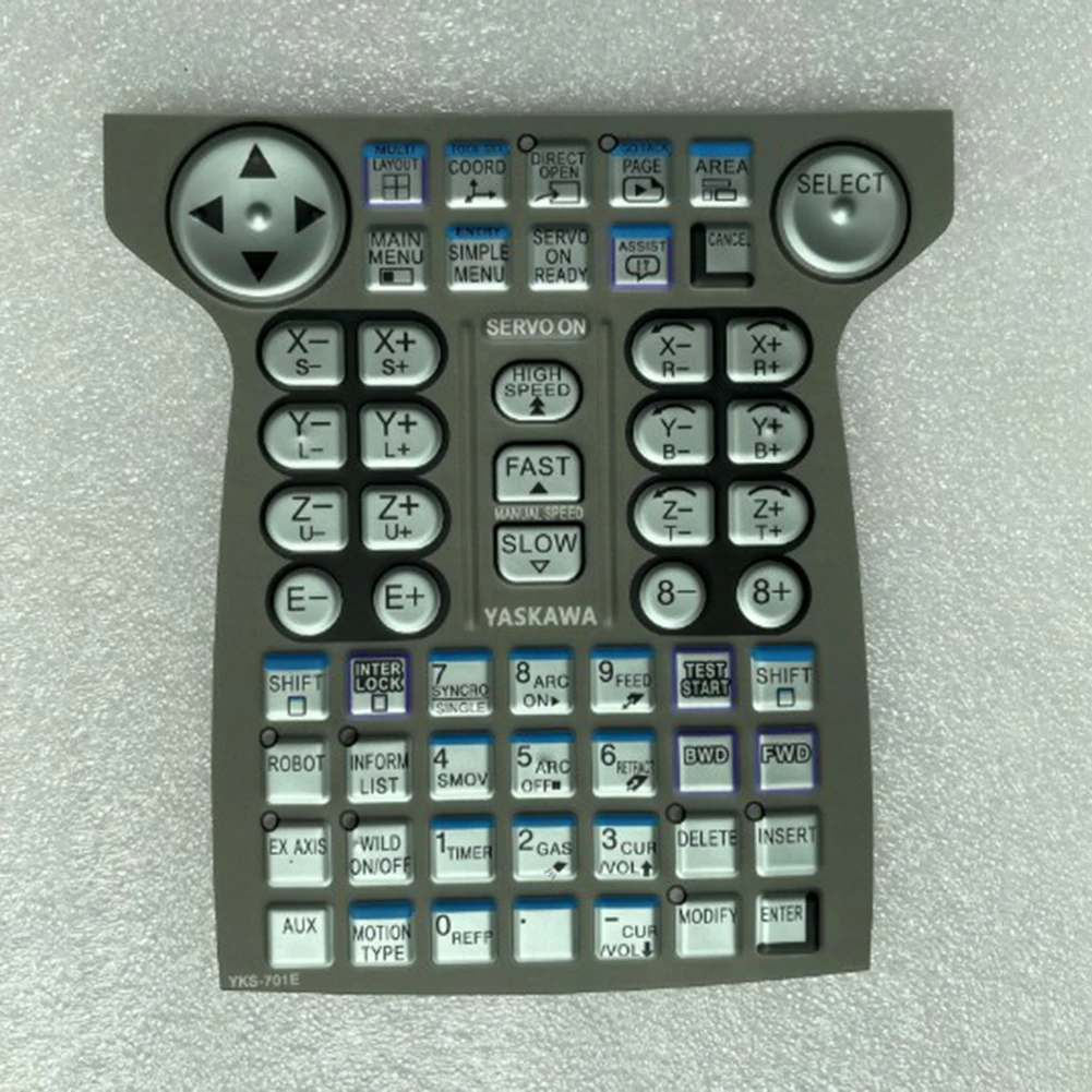 Membrane Keypad For Yaskawa DX200 Teach Pendant JZRCR-YPP21-1 YKS-701E Button Film