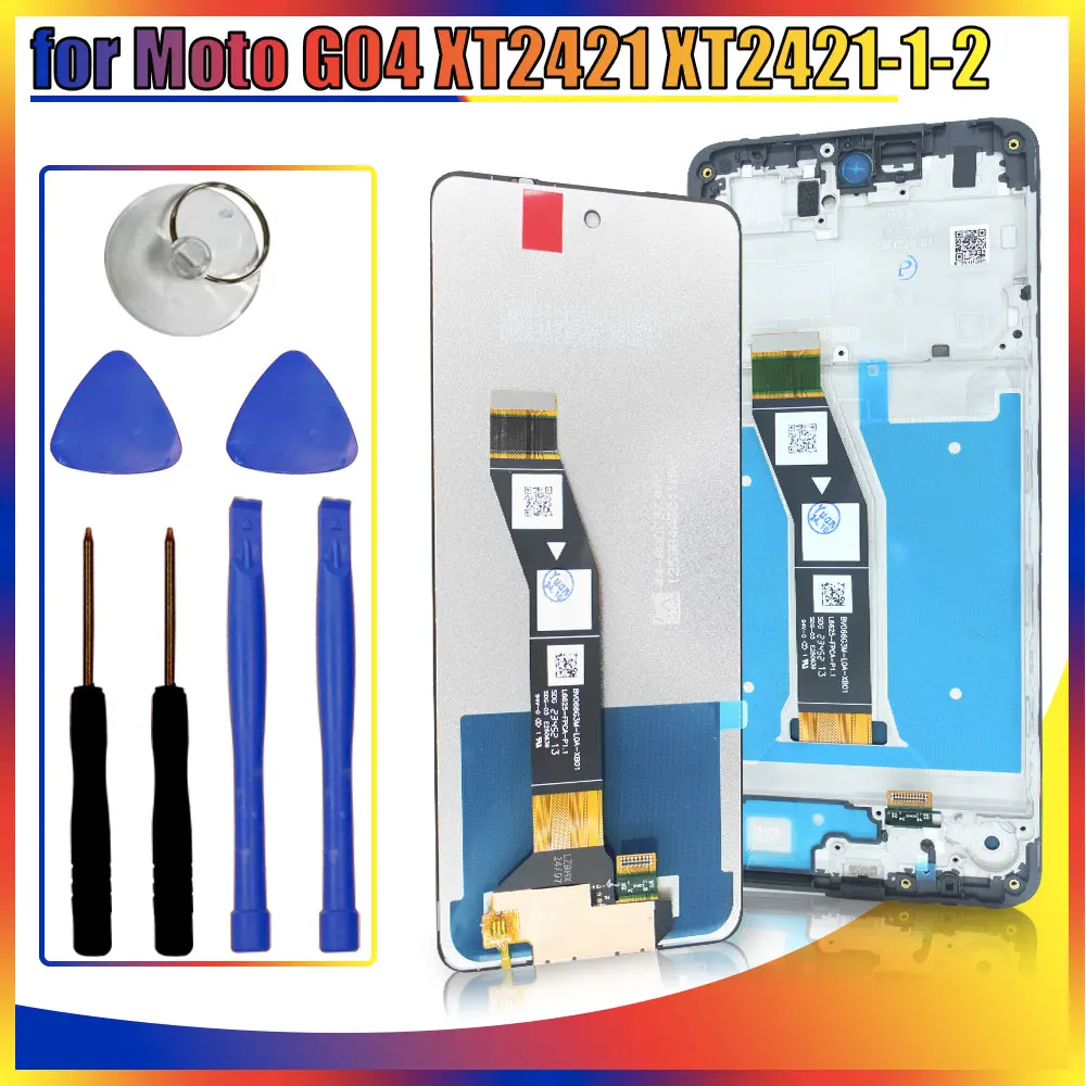 New Display For Motorola Moto G04 XT2421 LCD Display Touch Screen Digitizer Assembly For Motorola Moto G04 Screen Replacement