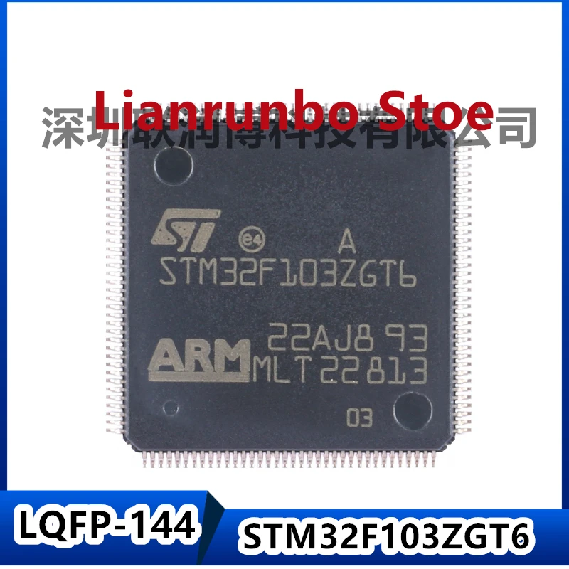 

New original STM32F103ZGT6 LQFP-144 ARM Cortex-M3 32-bit microcontroller MCU