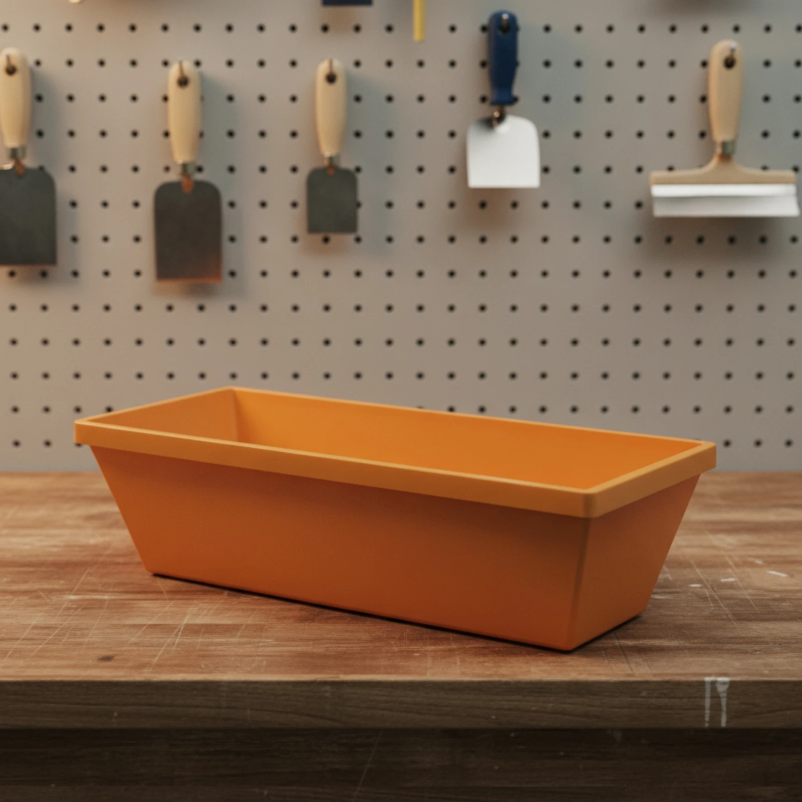 Cement Mixing Tub Reinforced Masonry Mixing Trough Mortar Pan Stackable Heavy-Duty for Masons, Construction Sites