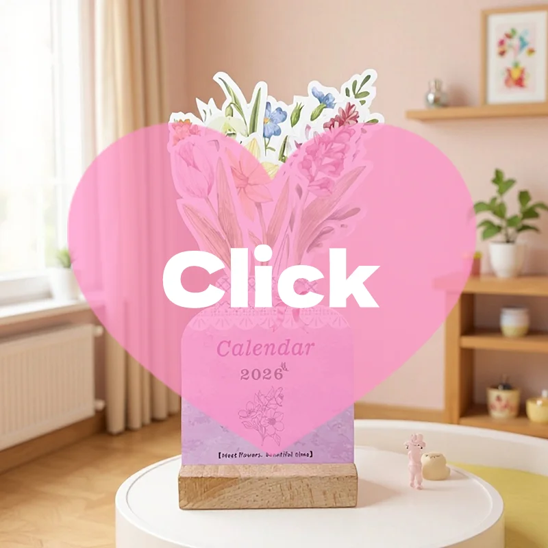 

Настольный календарь с объемными цветами на 2026 год, мини-календарь, настольный календарь, похожий в вазе, настольный ежемесячный планировщик для дома, школы, офиса