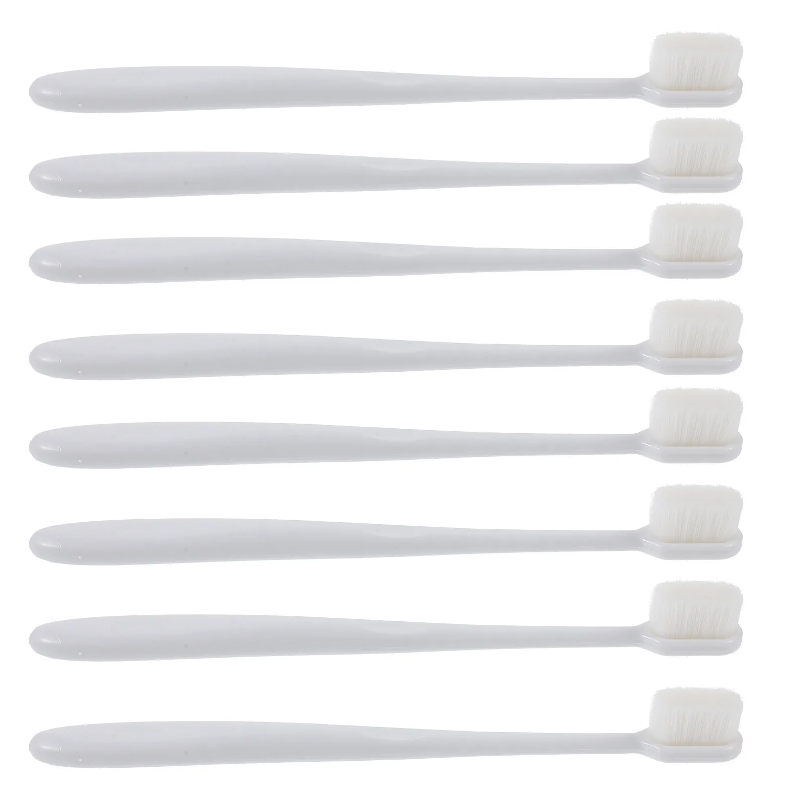 

Набор из 8 зубных щеток с мягкой щетиной, особо нежных для чувствительных десен, для использования в период беременности и послеродового периода, с тонкой головкой для глубокой ежедневной чистки