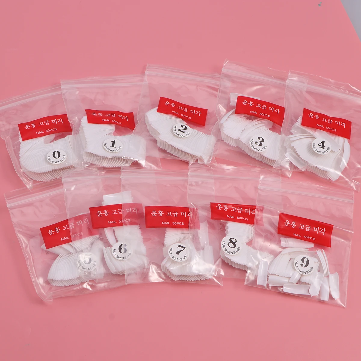 

500pcs French Style Clear Fake Nail Tips Transparent False Nails For Gel Acrylic Home Professional Use Healthy Durable