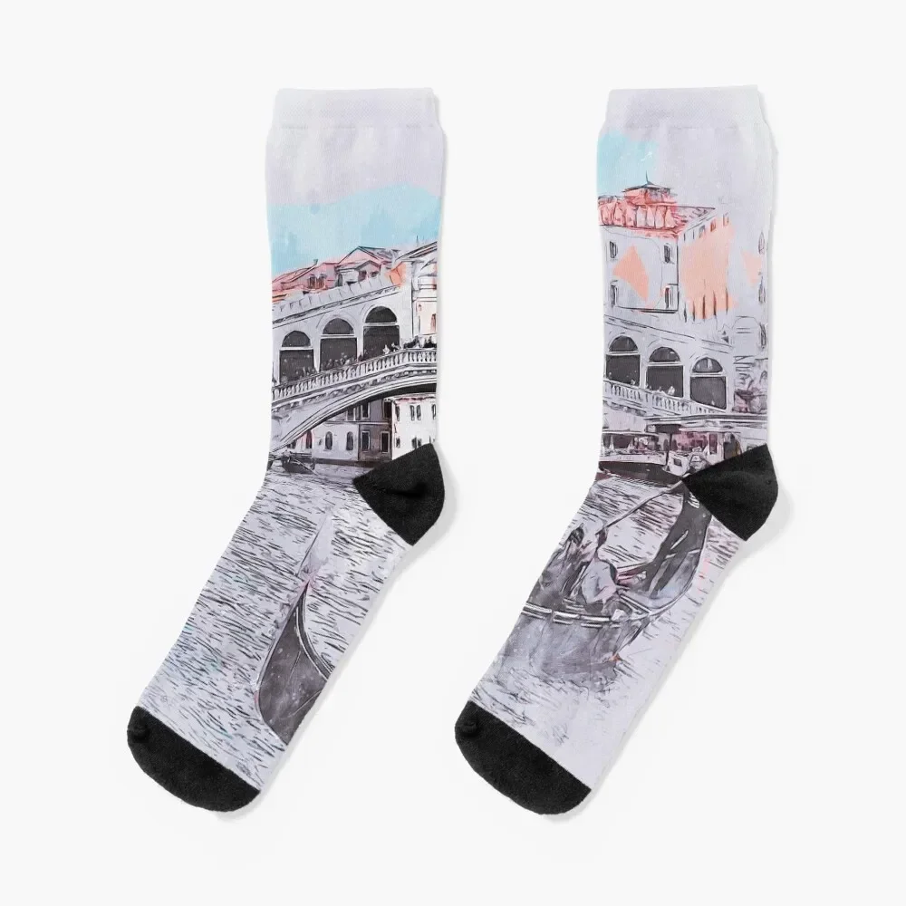 

Venice, Italy Socks custom sports valentine gift ideas Socks Women Men's