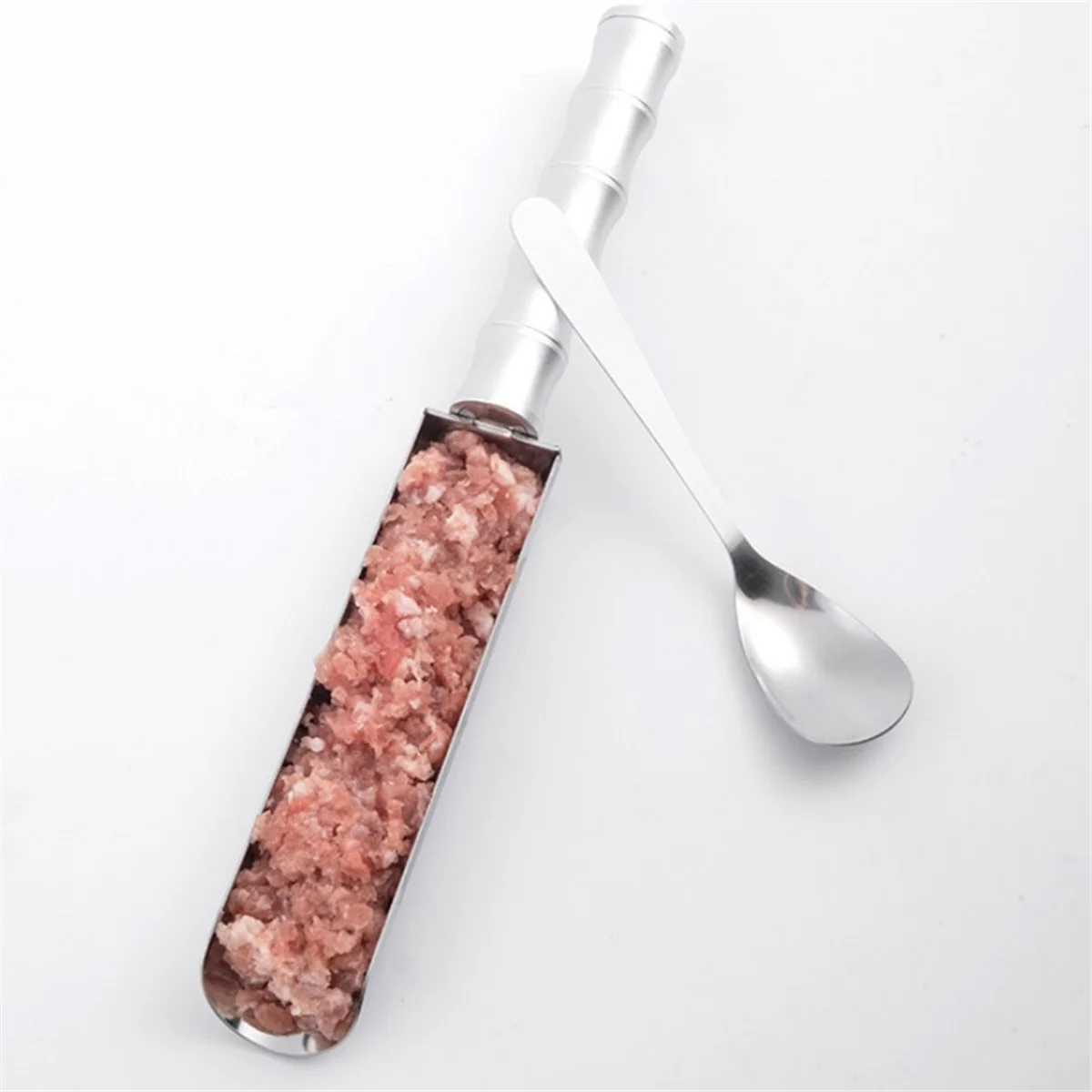 

Meatball Maker Machine 304 Stainless Steel Kitchen Manual Meatball Spoon Long Handle Portable Meatball Mold for Kitchen