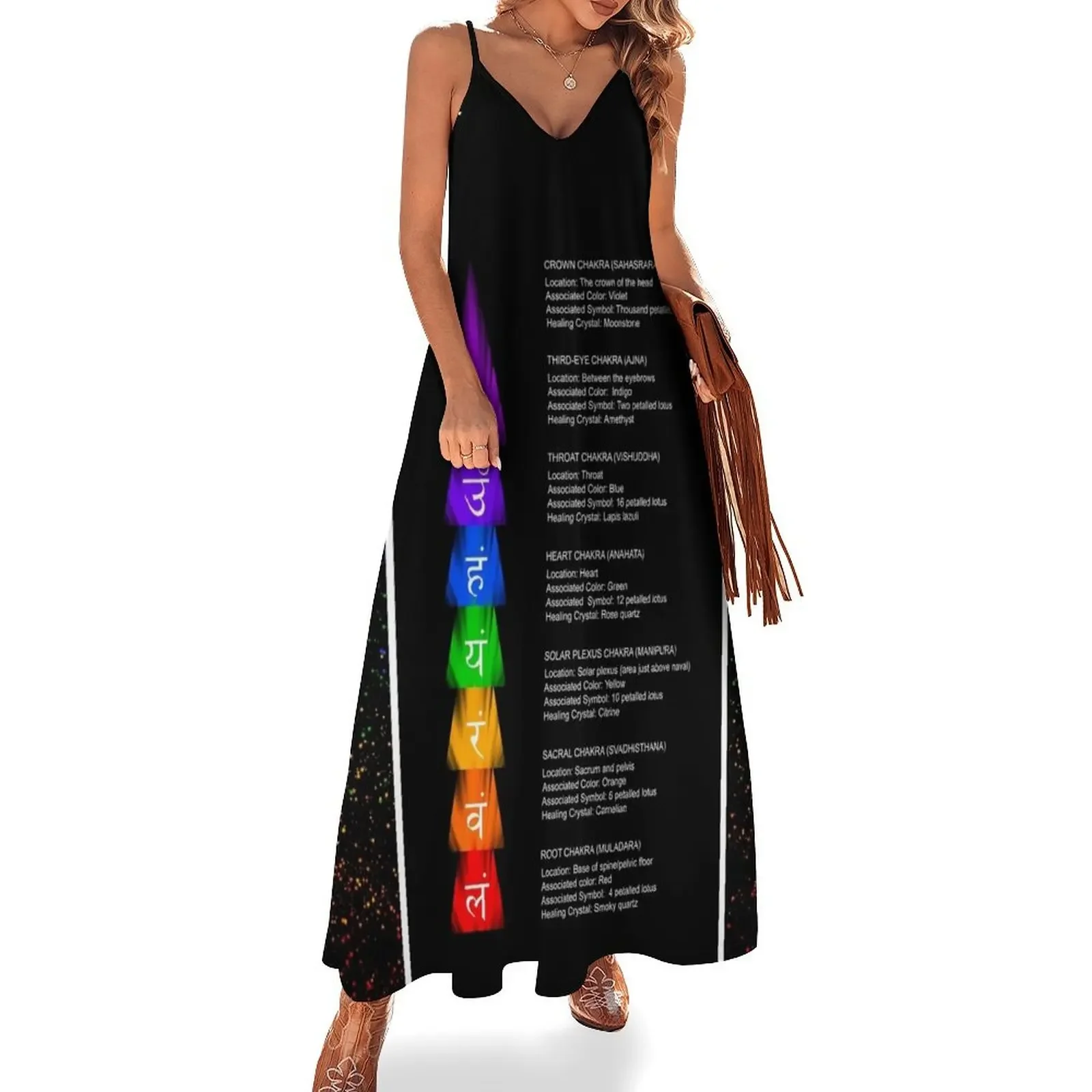 Reiki chakra and their meanings Sleeveless Dress summer dresses for women 2025 dress summer 2025 women