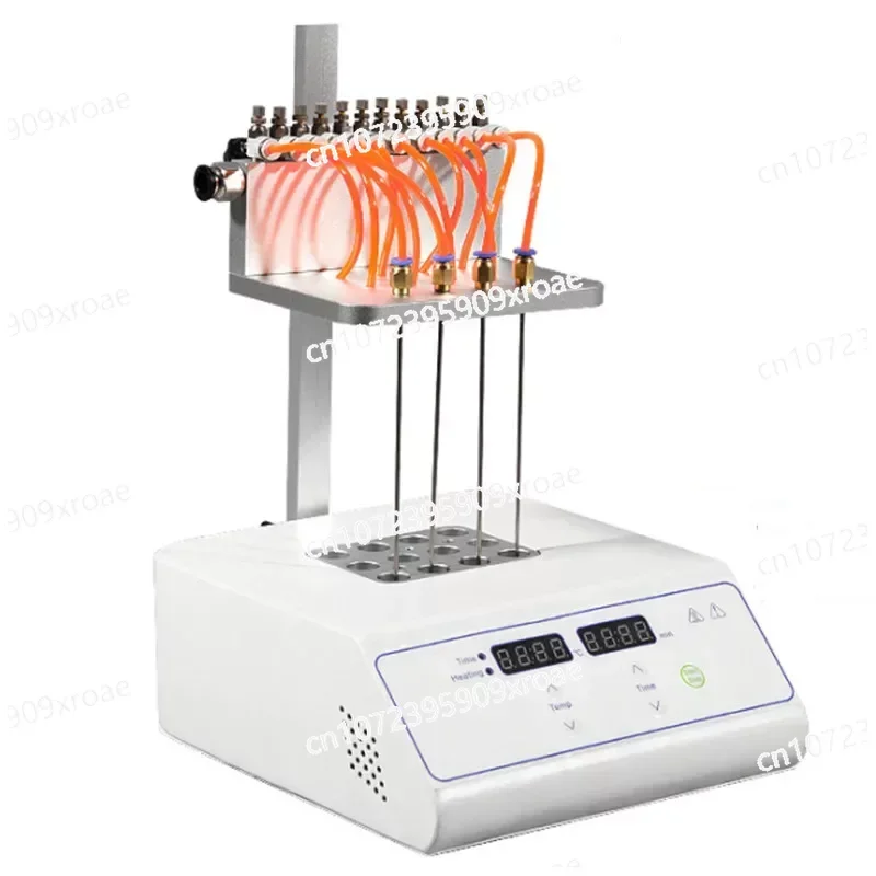 Dry Nitrogen Blowing Instrument Laboratory Precise Temperature Control Automatic Nitrogen Concentration 12  Holes 24 Holes