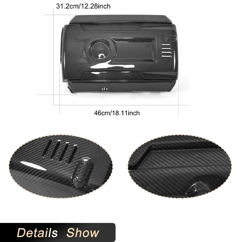 Car Engine Cover Bonnet for Volkswagen VW Golf 7 MK7 GTI Hatchback 14-17 Non Standard Hood Engine Cover Trim Bonnet Carbon Fiber