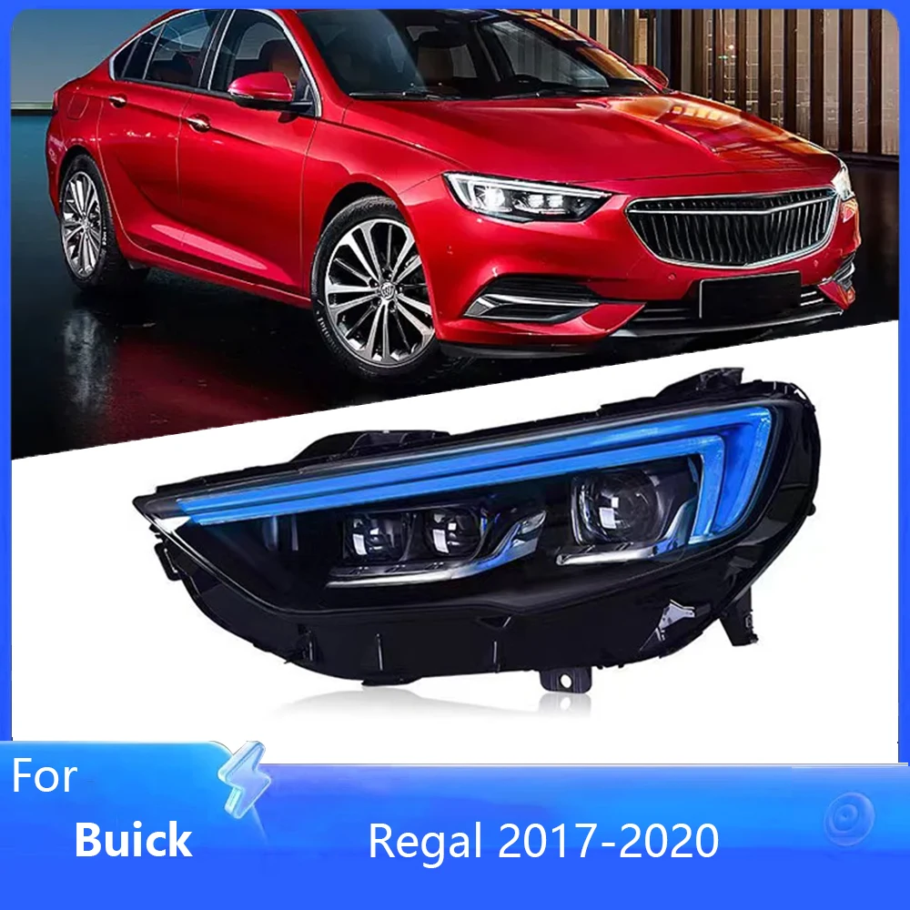 

Pop LED Headlight For Buick Regal 2017-2020 Headlights Plug And Play With LED DRL Turning Front Head Lights