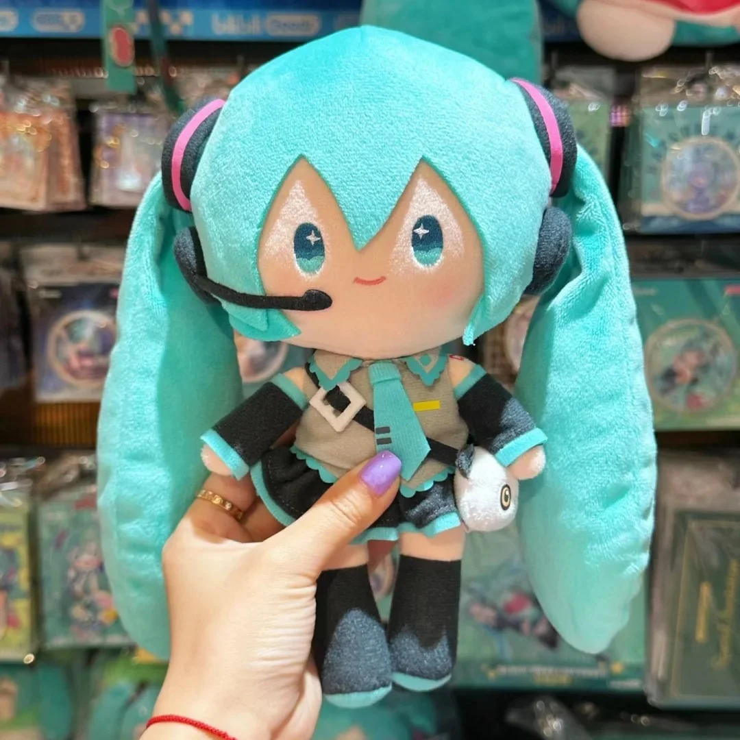 2024 neue echte Vocaloid Hatsune Miku 2d süße Schlafpuppe Panda Kopfhörertasche Kawaii zweidimensionale Mädchen Geburtstagsgeschenk