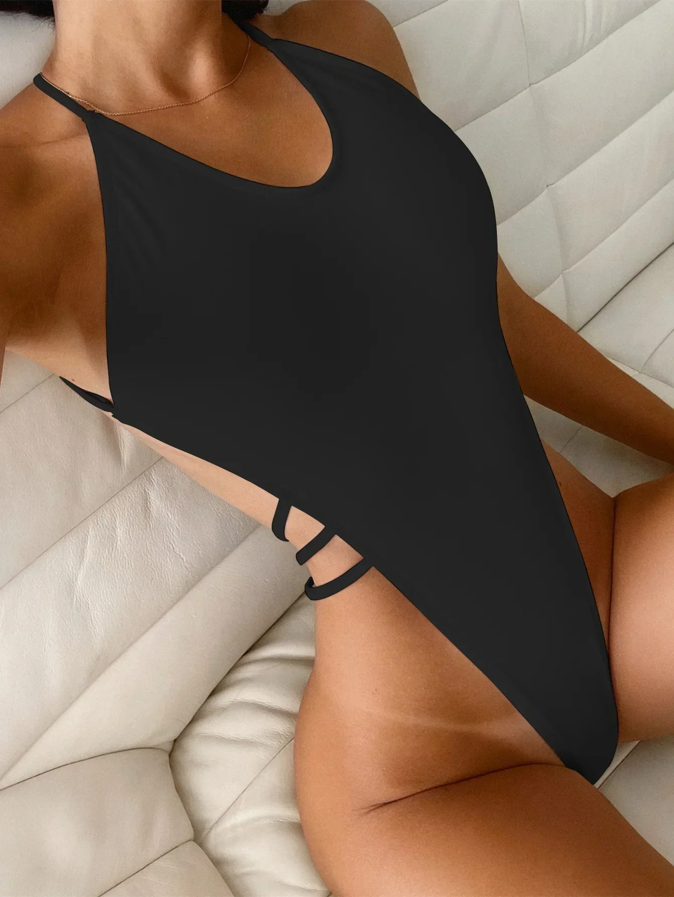 sexy backless bikinis one piece swimsuit bandage bikini thong swimsuit Swimwear Biquini conjunto de bikini tankini beachwear