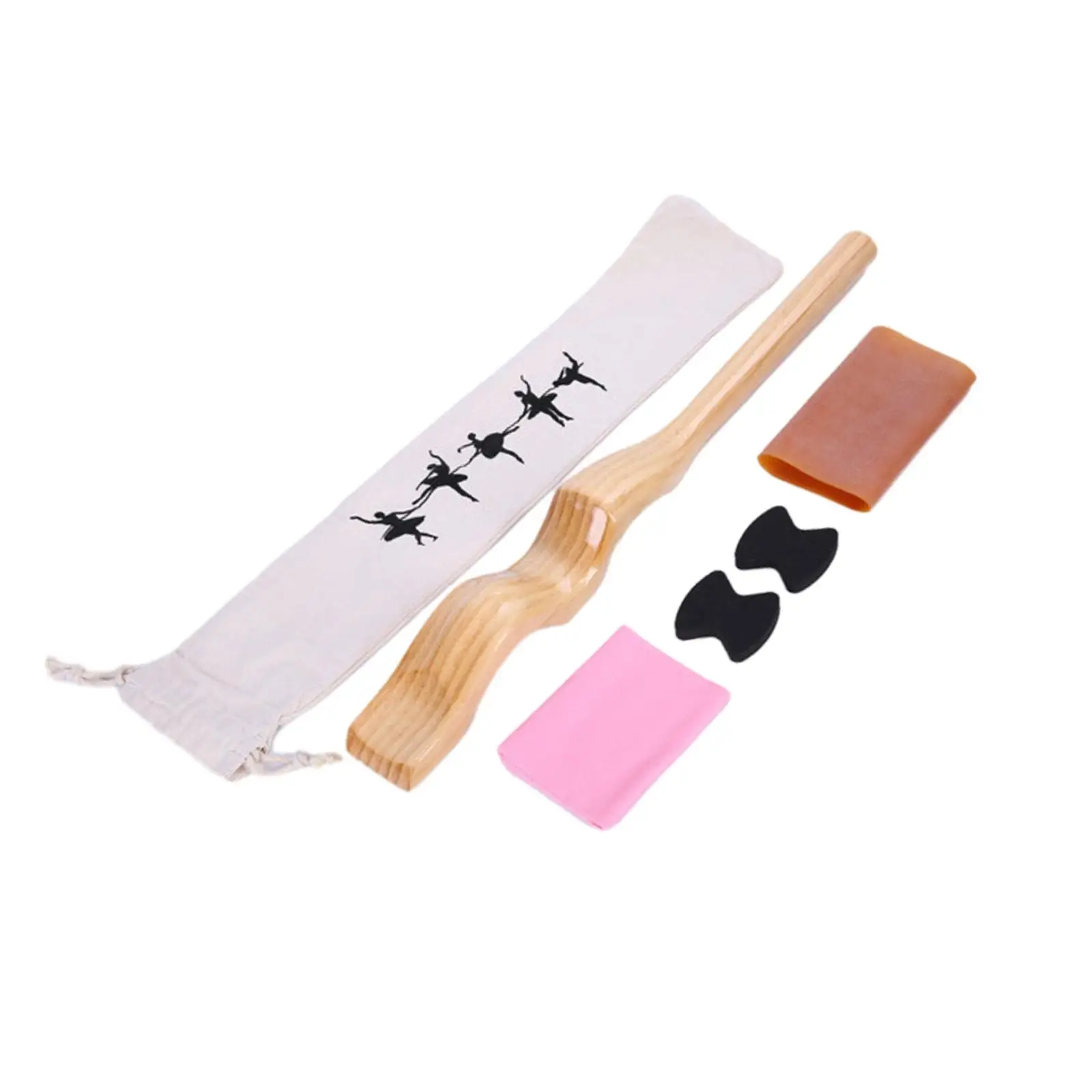 Ballet Dance Foot Stretcher with Resistance Bands Foot Arch Stretcher Dance Stretching Equipment Set for Gymnastics Yoga People