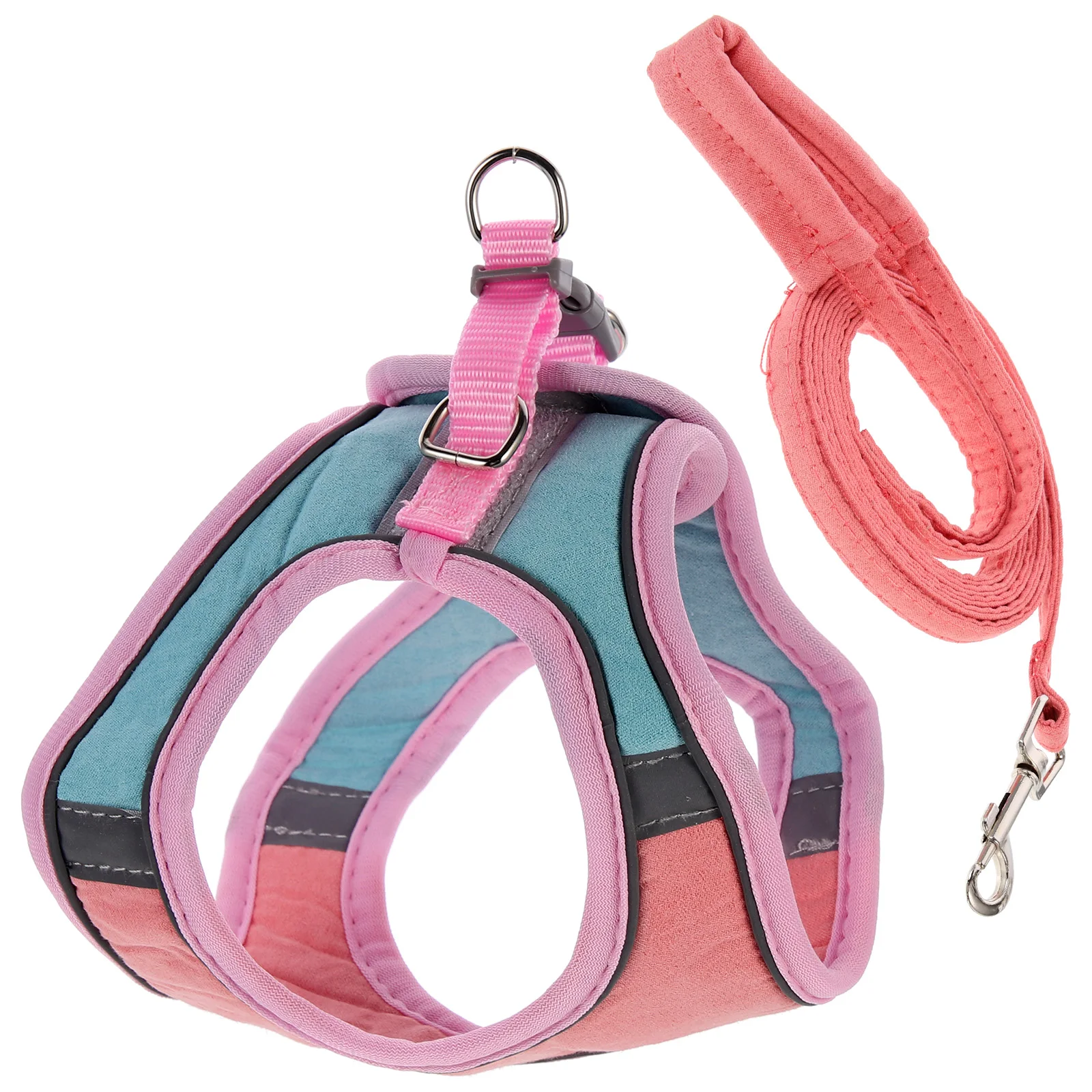 

Creative Cat Harness Kitten Walking Rope Reflective Vest Suede Adjustable Tear Resistant Durable Pet Dog Puppy Leash Outdoor