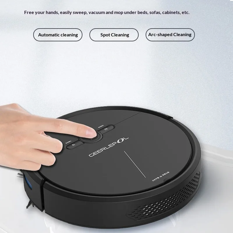Intelligent Home Full-automatic Three-in-One Sweeping Robot APP Remote Control Fixed-point 2000Pa Suction 4400mAh ABS Material