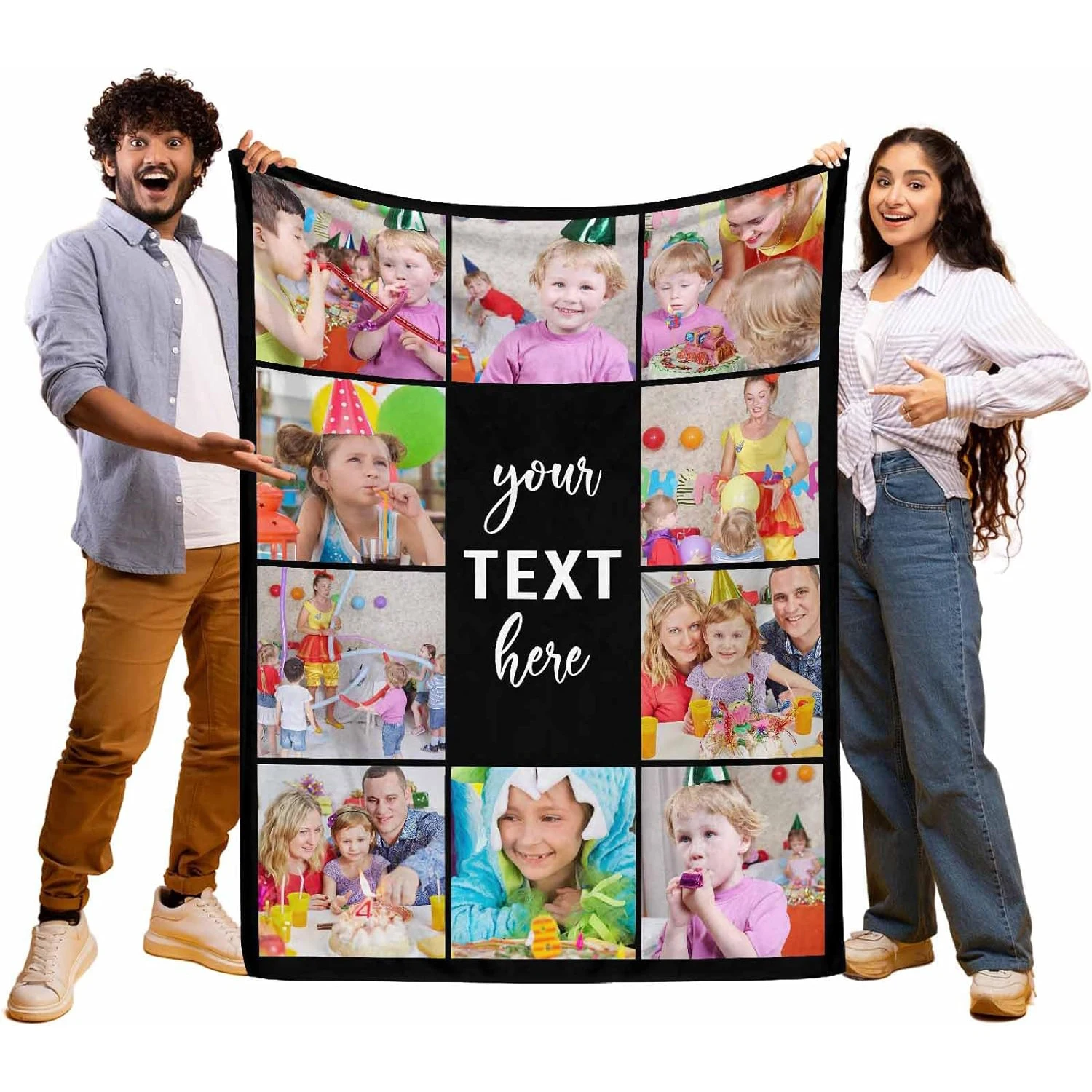 

Customized blanket Personalized blanket, Christmas Children's Day gift Family sisters Dog Friend Valentine's Day gift