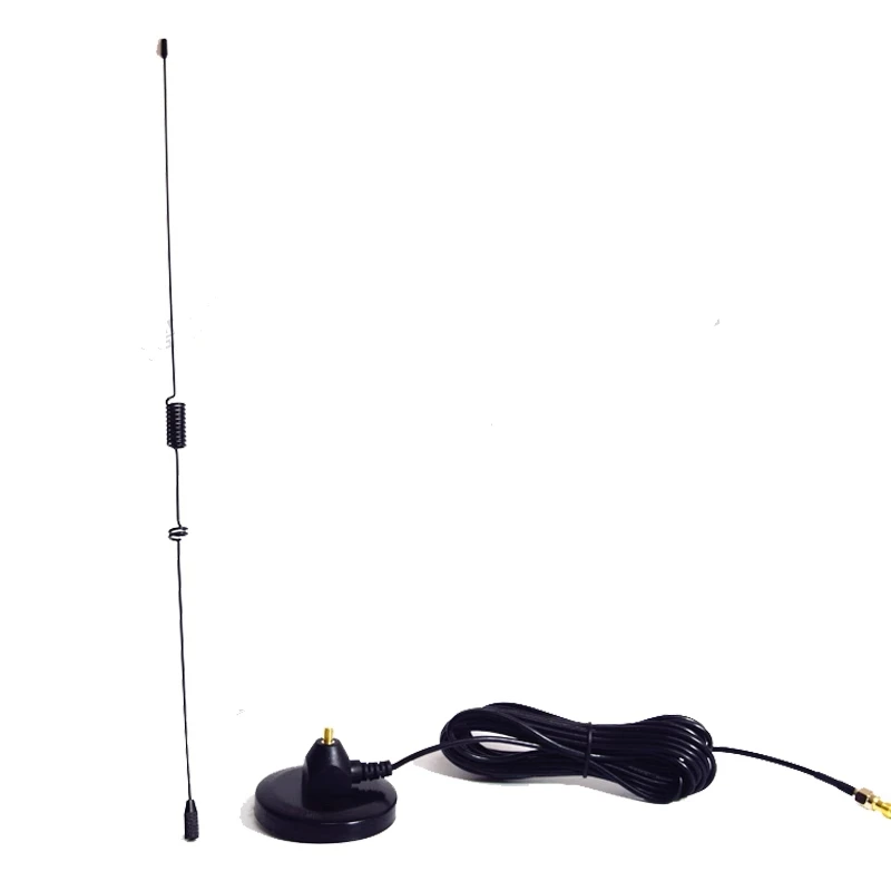 dual band vehicle magnet whip antenna 145M/435M amateur car two way radio VHF 144MHz UHF 435MHz SMA female aerial