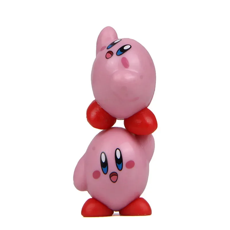 Minifiguras DE ACCIÓN Kirby para niños, juguetes de Anime Kawaii, Colección apilable, modelo de PVC, regalos de Navidad para niños, 11 piezas por