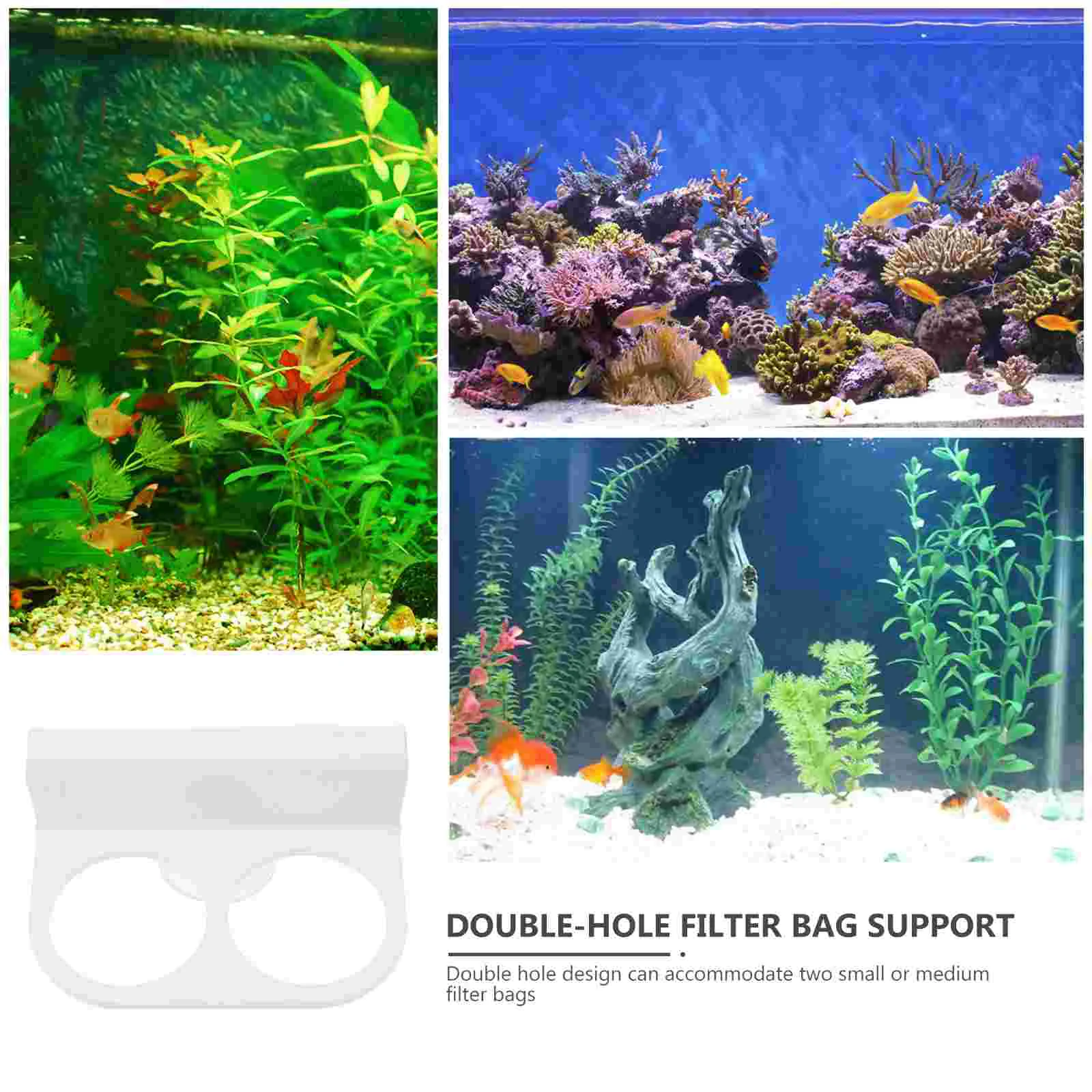 Fish Tank Filter Bag Holder for Sock Mount Ball Bags Aquarium Felt Holders Bracket