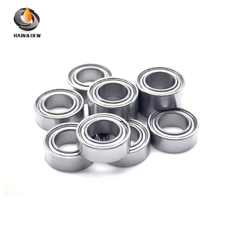 10pcs 4x7x2.5mm MR74ZZ Mini Rolamentos Kit 4mm Furo RC Car Upgrades Peças Acessórios Rolamento