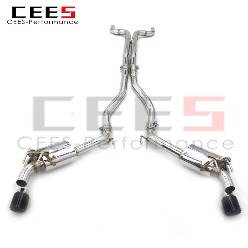 

CEES Valve Catback Systems для Chevrolet Camaro 3.6/6.2 2010-2017 гоночный спортивный автомобиль из нержавеющей стали глушитель выхлопной трубы