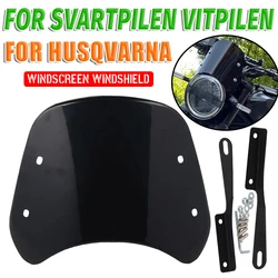 For Husqvarna SVARTPILEN 401 125 200 250 VITPILEN 701 Accessories Retro Windscreen Windshield Wind Screen Deflector Cover Guard
