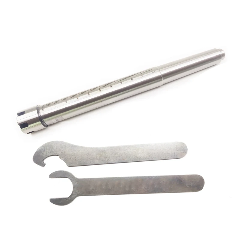 Woodworking Hole Opener Stainless Steel Extension Rod Wooden Rotary Taper Spring Chuck Lengthened
