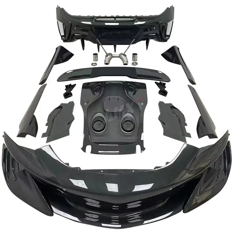 540-570S Style Body Kits for McLaren High Quality Fast Delivery Dry Carbon Fiber 600LT Front Lip Side Skirt Rear Bumper Wing
