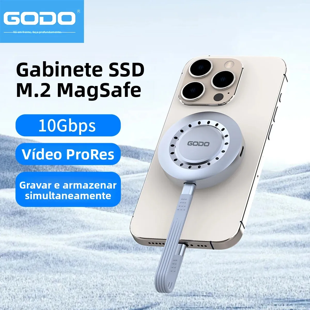 godo-マグネティック-m2-2230-nvme-ssd-エンクロージャ-ポータブル-usb-c-外付けssdケース-ドッキングステーション-iphone-15-16-pro-ipad-pro-prores対応