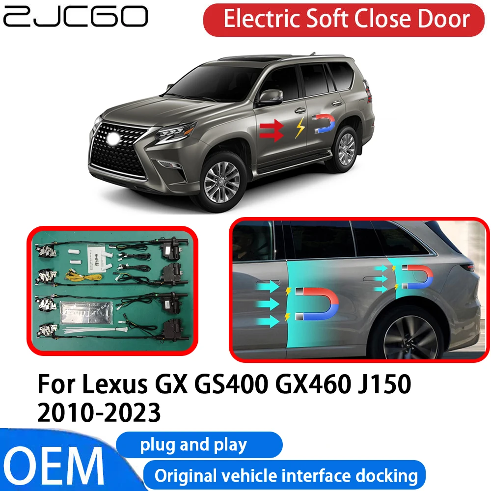 

for Lexus GX GS400 GX460 J150 2010-2023 Car Automatic Electric Soft Close Door Closer System OEM Plug and Play Comfort Closing