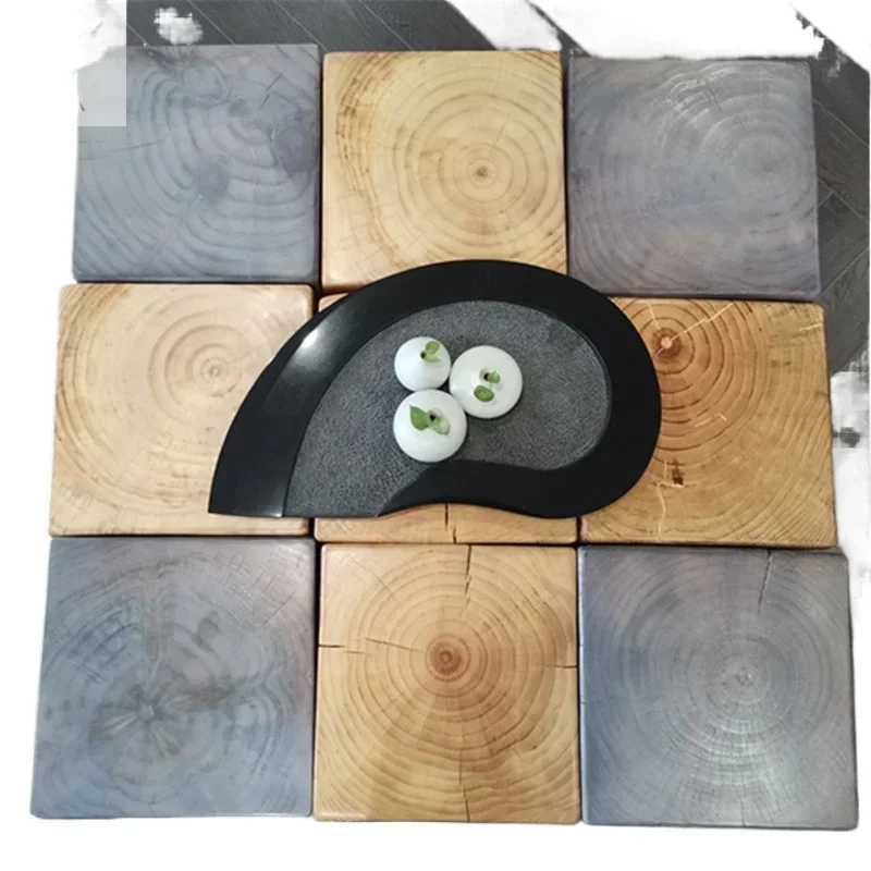 

Personalized antique, living room home, simple solid wood, homestay furniture tea table