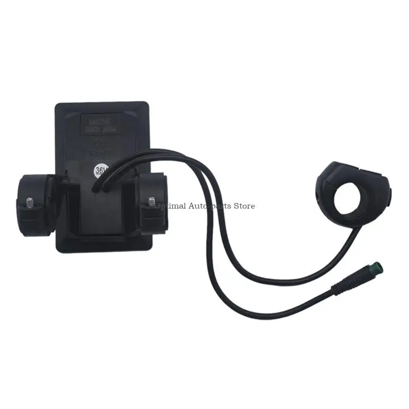 

Ebike Display,24V-60V ABS Colorful Cycling Computer Vertical Ebike LCD Display to Enrich Cycling