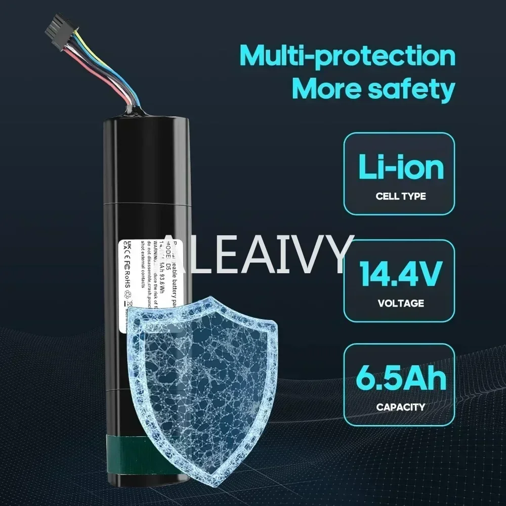 Совместим с оригинальным подметальным роботом Neato Botvac D3 D4 D5 D6 D7 945-0225/05-0011, с заменой литий-ионного аккумулятора.