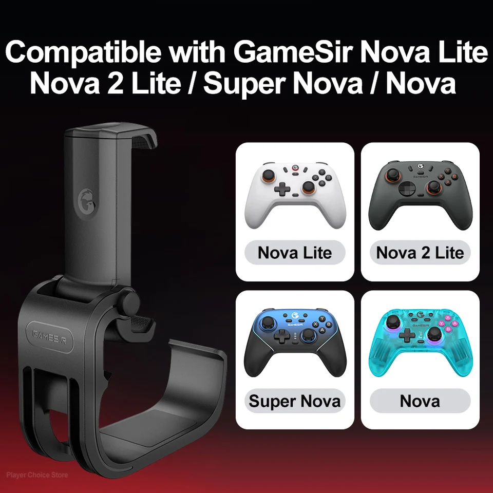 GameSir Soporte para Teléfono Nova Lite Nova 2 Lite Super Nova Controlador Clip para Móvil Soporte Mango Ajuste Ancho 75-102mm 2