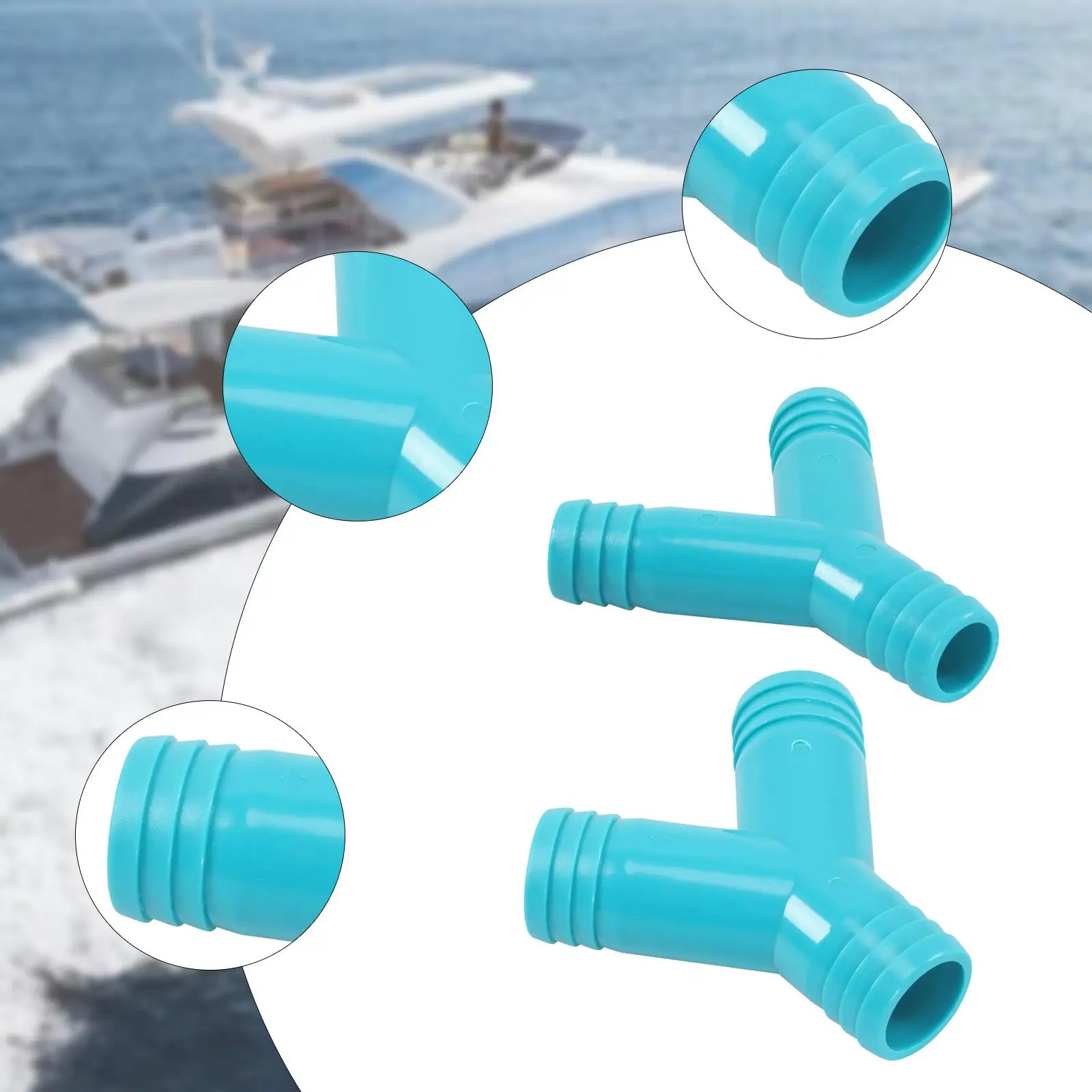 

3-ходовой Y-образный колючий фитинг, стабильный, простой в установке, модифицированная часть, соединитель шланга