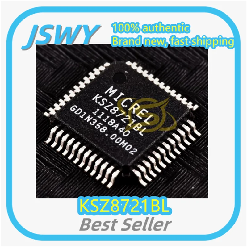 

(3/30 pcs) KSZ8721BL KSZ8721 LQFP-48 Ethernet Transceiver Chip In stock Large inventory Brand new