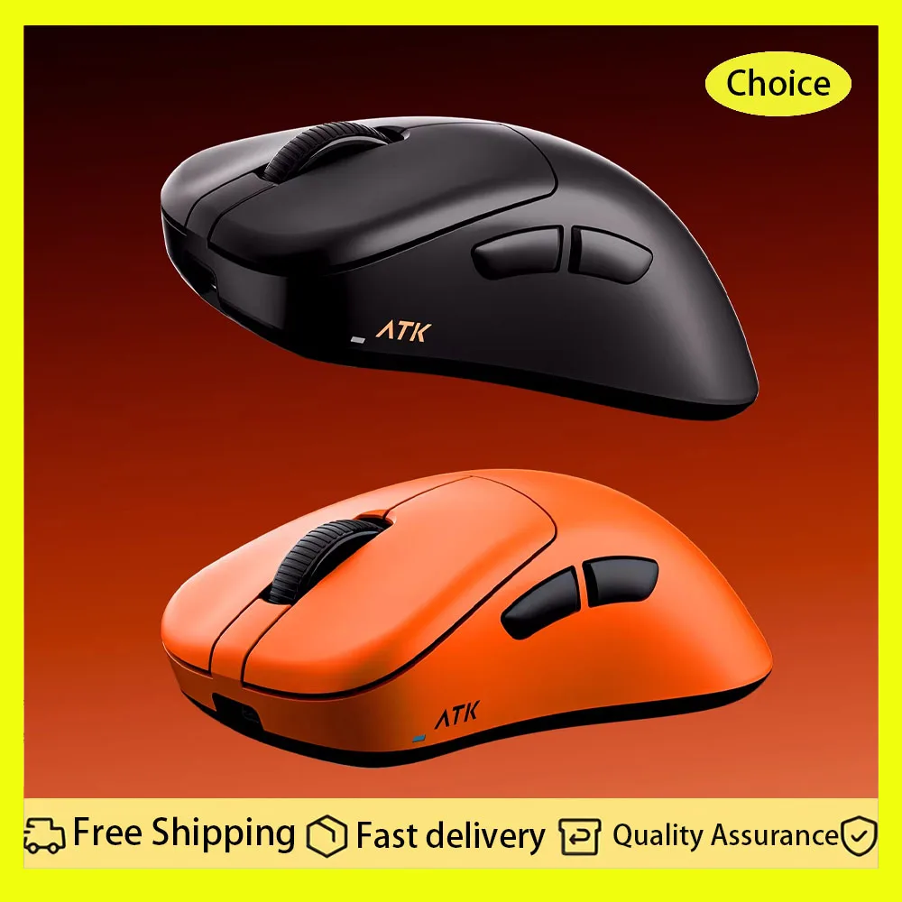 

ATK Z1V2 Wireless Gaming Mouse Ergonomic Research Large Hand Size For Esports Computer Office Peripherals Mice And Keyboards