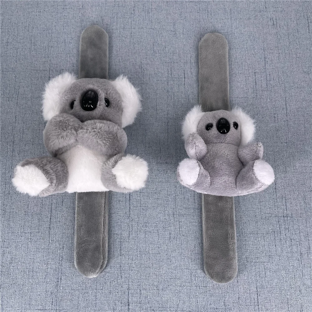 

11CM AND 8CM Little Gray Plush Stuffed Toy , Hand Bracelet Band Belt Plush Doll