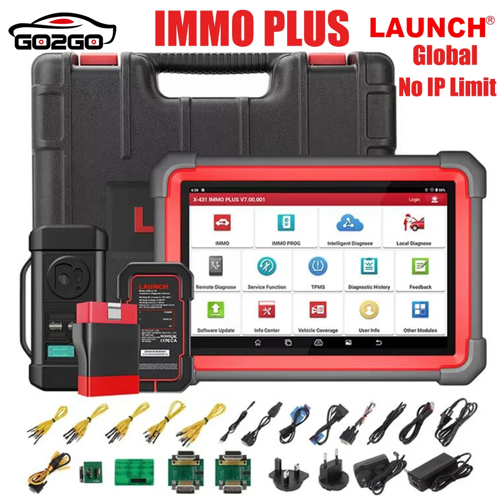 LAUNCH X431 IMMO Plus Car Key Programmer Programming Tool Automotive Diagnostc Scanner Autoscanner Auto Diagnost Immobilizer