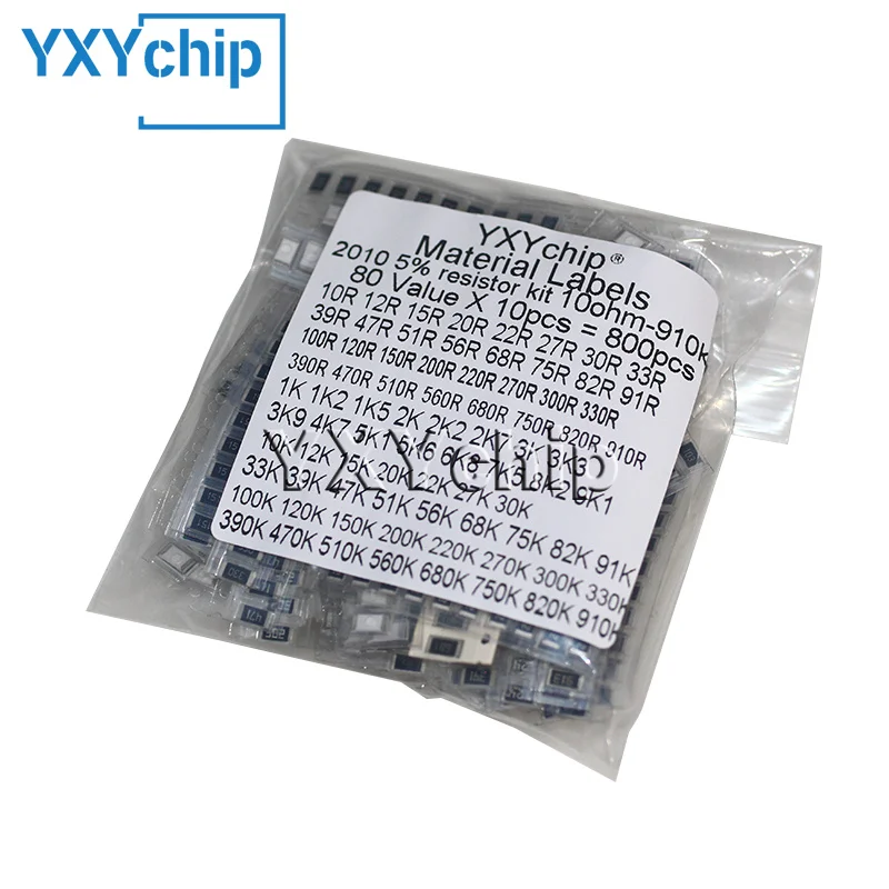0201 0402 0603 0805 1206 1812 2010 2512 SmD Resistor Kit Berbagai Macam Kit 1ohm-10M Ohm 5%1% 33/60/80/146/170 Nilai Sampel Kit 0R-1M