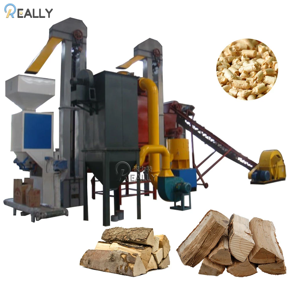 Wood Pellet Machine Energy Saving Production Line Equipped Pellet Machine