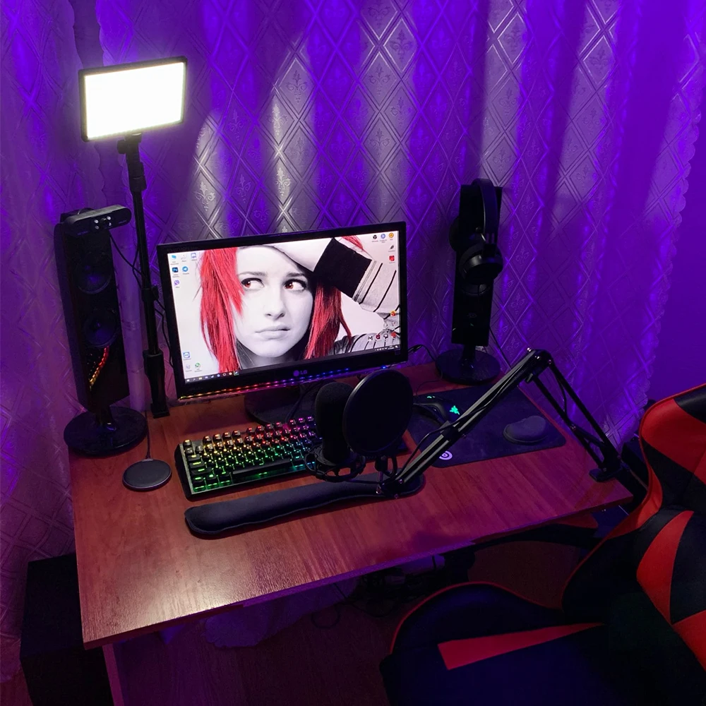 Video-LED-Licht, Fotografie, Selfie, dimmbares Video-Fülllicht für Fotostudio, Live-Stream-Fülllampe für Tiktok Youtube – Detail 5